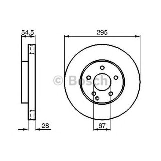 Диск тормозной BOSCH 0 986 479 039 фото