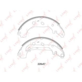 Колодки барабанные к-кт LYNXauto BS-3005 фото