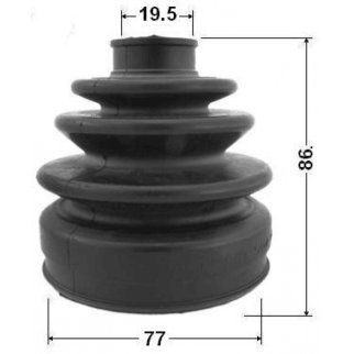 0317035_к-кт пыльника ШРУСа !наружного Honda Civic EK 95-01 фото 2