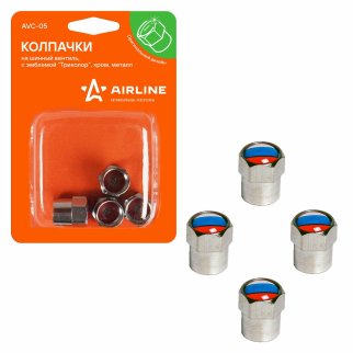 AVC-05_колпачки на шинный вентиль! 4шт., с эмблемой Триколор фото