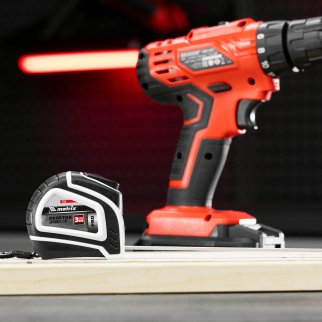 Рулетка Autostop, 3 м х 16 мм, двухкомпонентный корпус, автоматическая фиксация, PRO// Matrix фото 7