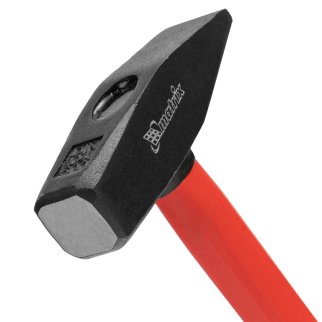 Молоток 600г слесарный фиберглассовая обрезиненная ручка MATRIX фото 4