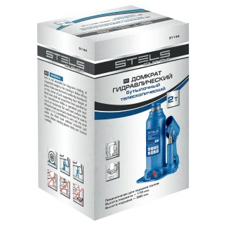 Домкрат бутылочный 2т гидравлический телескопический 170-380мм STELS фото 10