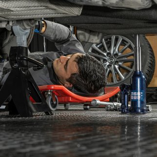 Домкрат бутылочный 2т гидравлический телескопический 170-380мм STELS фото 1