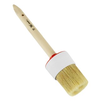 Кисть круглая № 18 (60 мм), натуральная щетина, деревянная ручка MATRIX фото