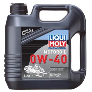 Масло моторное LIQUI MOLY Snowmobil 4T 0W-40 синтетическое 4 л 2261 фото