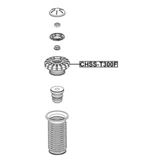 Опора амортизатора FEBEST CHSS-T300F фото 2