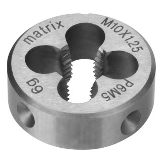 Плашка М10 х 1,25 мм, Р6М5 MATRIX фото