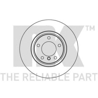 Диск тормозной, передний фото