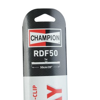 Щетка стеклоочистителя 500мм бескаркасная Rainy Day Flat Multi Clip CHAMPION фото 2