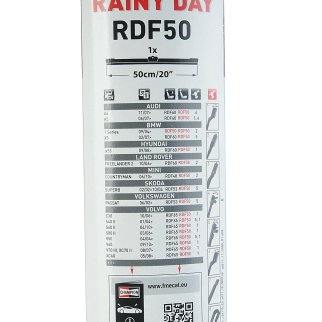 Щетка стеклоочистителя 500мм бескаркасная Rainy Day Flat Multi Clip CHAMPION фото 1