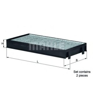 Фильтр салона MAHLE LAK 221S фото