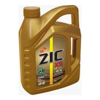 Масло моторное ZIC X9 FE 0W-30 синтетическое 4 л 162683 фото