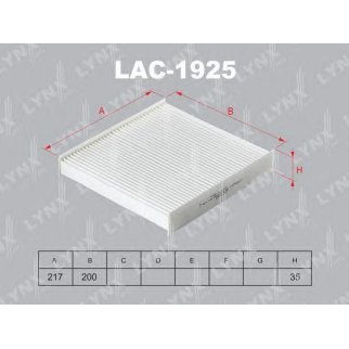 Фильтр салона LYNXauto LAC-1925 фото