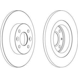 Диск тормозной FERODO DDF1502 фото