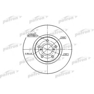 Диск тормозной PATRON PBD1437 фото