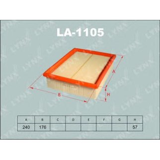 Фильтр воздушный LYNXauto LA-1105 фото