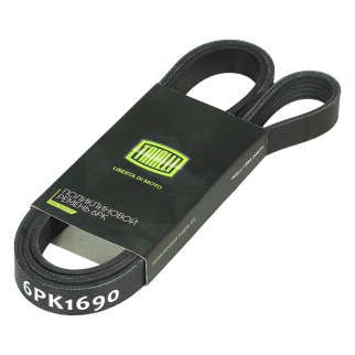 Ремень ручейковый TRIALLI 6PK1690 фото