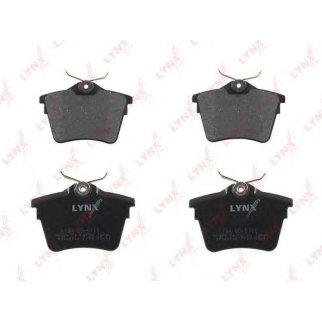 Колодки тормозные задние дисковые к-кт LYNXauto BD-6111 фото