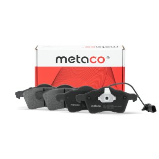 Колодки тормозные передние к-кт metaco 3000-296 фото