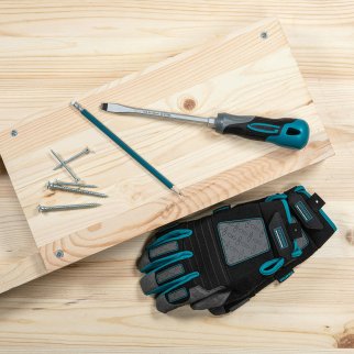 Отвертка S2 трехкомпонентная рукоятка SL 8,0х150 GROSS фото 5