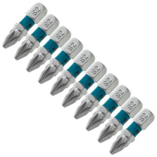 Набор бит РZ2х25 сталь S2, 10шт GROSS фото