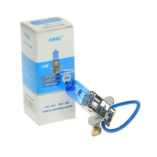 Лампа 24V H3 (70) PX22s SUPER WHITE 5500K 24V HNG фото