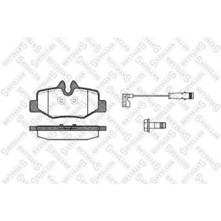 Колодки тормозные STELLOX _1121002SX фото