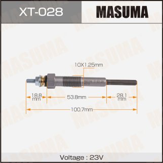 Свеча накаливания Masuma XT-028 фото