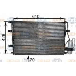 Радиатор кондиционера Hella 8FC 351 037-641 фото 3