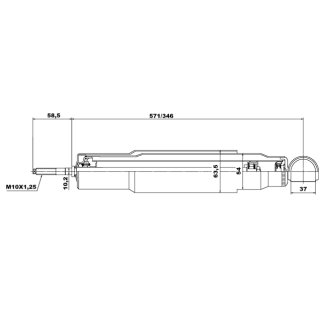 Амортизатор задний FEBEST 04655699R фото 2