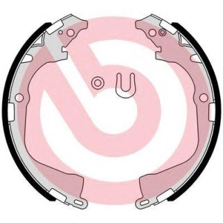 Колодки барабанные к-кт Brembo S 85 541 фото