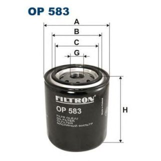 Фильтр масляный FILTRON _OP 583 фото