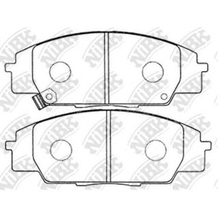 Колодки тормозные передние к-кт NiBK PN8423 фото