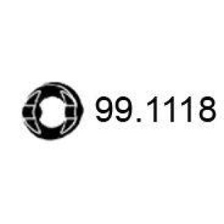 Резинка подвеса глушителя ASSO 99.1118 фото