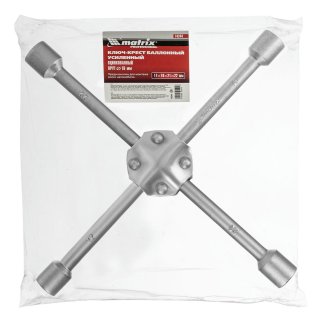 MATRIX 14244 Ключ баллонный крестовой 17x19x21x22мм силовой фото 4
