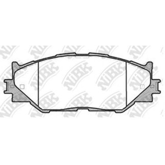 Колодки тормозные передние к-кт NiBK PN1829 фото