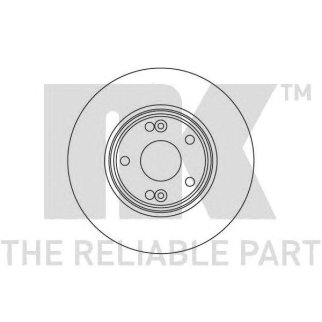 Диск тормозной передний (280x24mm) / RENAULT Laguna-II 01~ фото