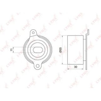 Ролик-натяжитель ремня ГРМ LYNXauto PB-1017 фото