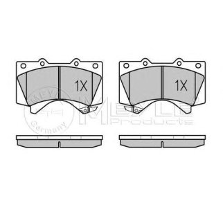 Колодки LEXUS LX III (11/07=>), TOYOTA LAND CRUISER (J20) (08/07=>) фото