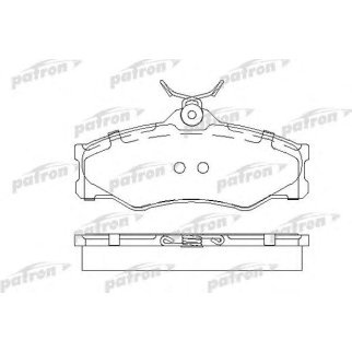 Колодки тормозные PATRON PBP517 фото