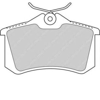 Колодки тормозные к-кт FERODO FDB1491 фото