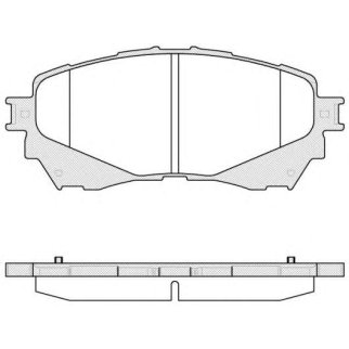 1538 04_колодки дисковые п.! Mazda 6 2.0/2.2D 12> фото