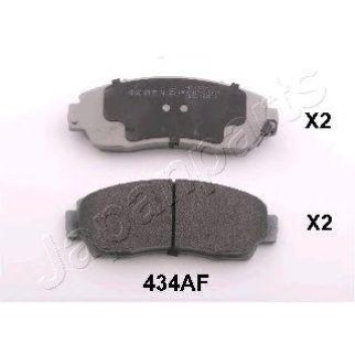 Колодки тормозные передние к-кт Japanparts PA-434AF фото