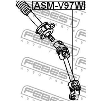 Кардан рулевой FEBEST ASM-V97W фото