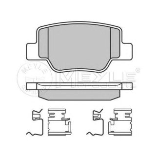 Колодки тормозные к-кт Meyle 025 249 2616W фото