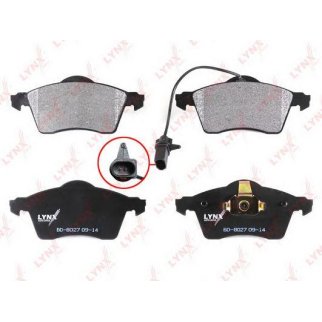 Колодки тормозные передние к-кт LYNXauto BD-8027 фото
