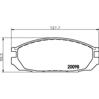 Колодки тормозные задние дисковые к-кт MINTEX MDB1452 фото
