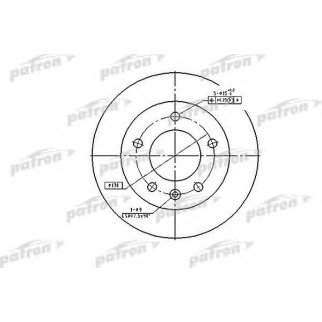 Диск тормозной PATRON PBD2790 фото