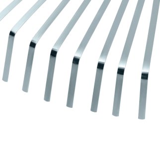 Грабли веерные стальные 300-480мм, 22 плоских зубьев, оцикованные, раздвижные без черенка PALISAD фото 4